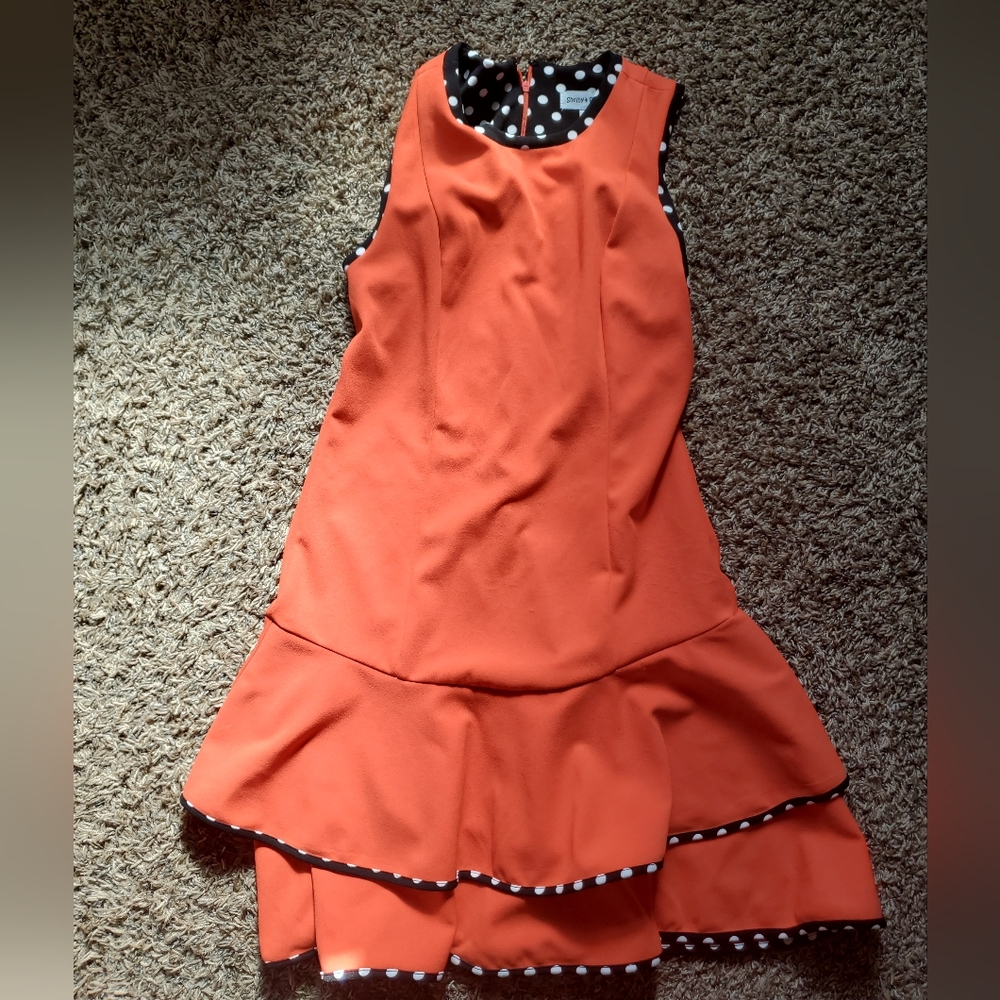Orange dress size 6